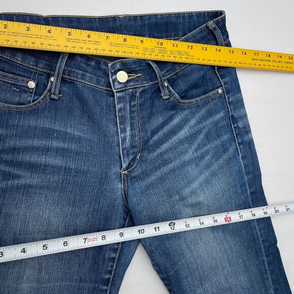 H&M Womens Mid-Rise Bootcut Leg Denim Jeans Blue Medium Wash Size 28x32 - Picture 10 of 14